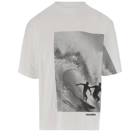 Dsquared2 Cotton T-Shirt With Logo - NWT - Picture 1 of 3